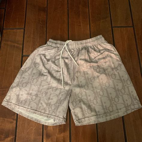 white dior shorts|off brand Dior shorts.